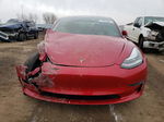 2020 Tesla Model 3  Red vin: 5YJ3E1EB0LF668207