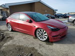 2020 Tesla Model 3  Red vin: 5YJ3E1EB0LF717275