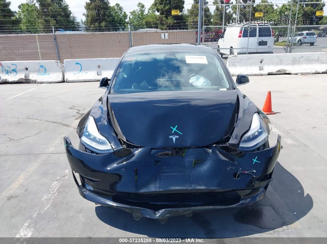 2020 Tesla Model 3 Long Range Black vin: 5YJ3E1EB0LF798049