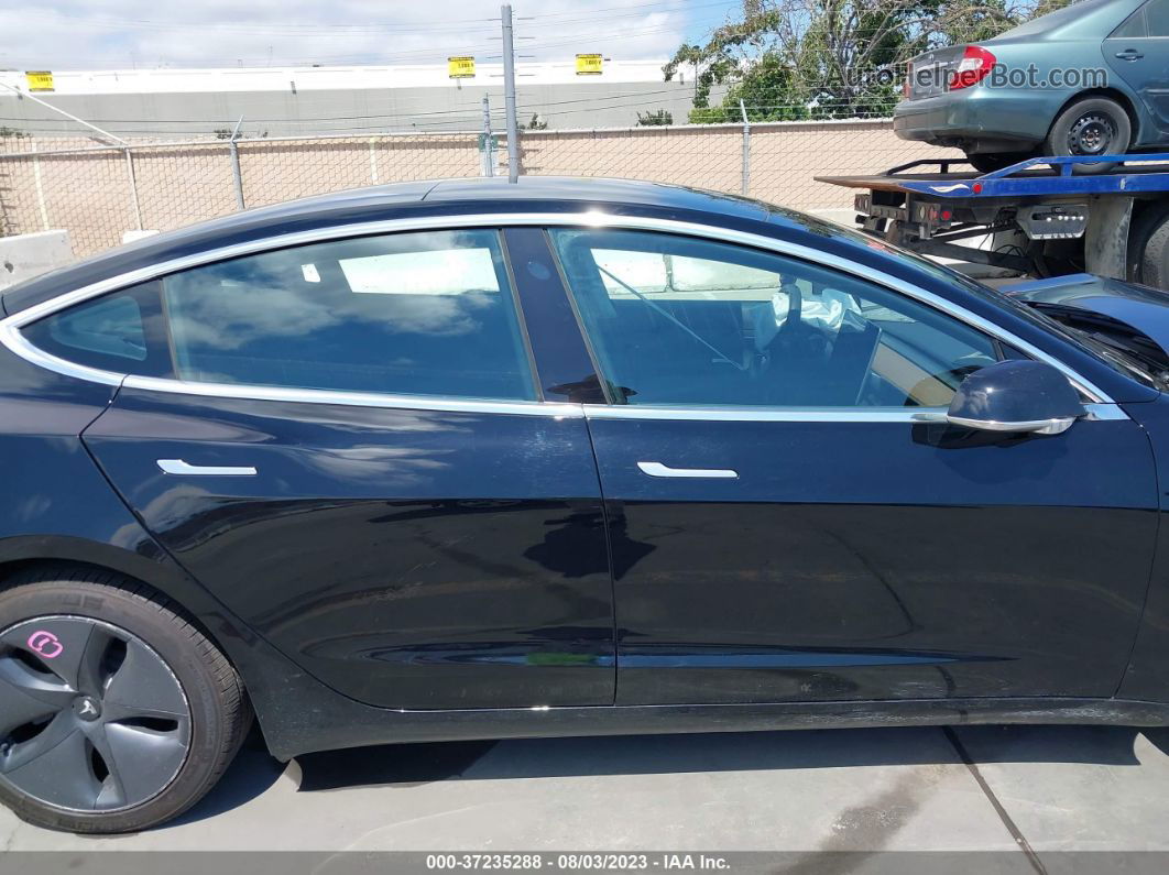 2020 Tesla Model 3 Long Range Black vin: 5YJ3E1EB0LF798049