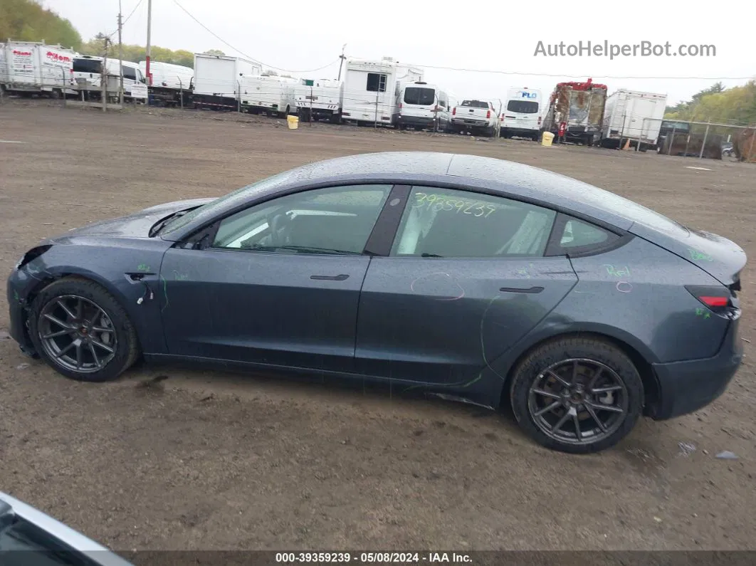 2021 Tesla Model 3 Long Range Dual Motor All-wheel Drive Gray vin: 5YJ3E1EB0MF035711