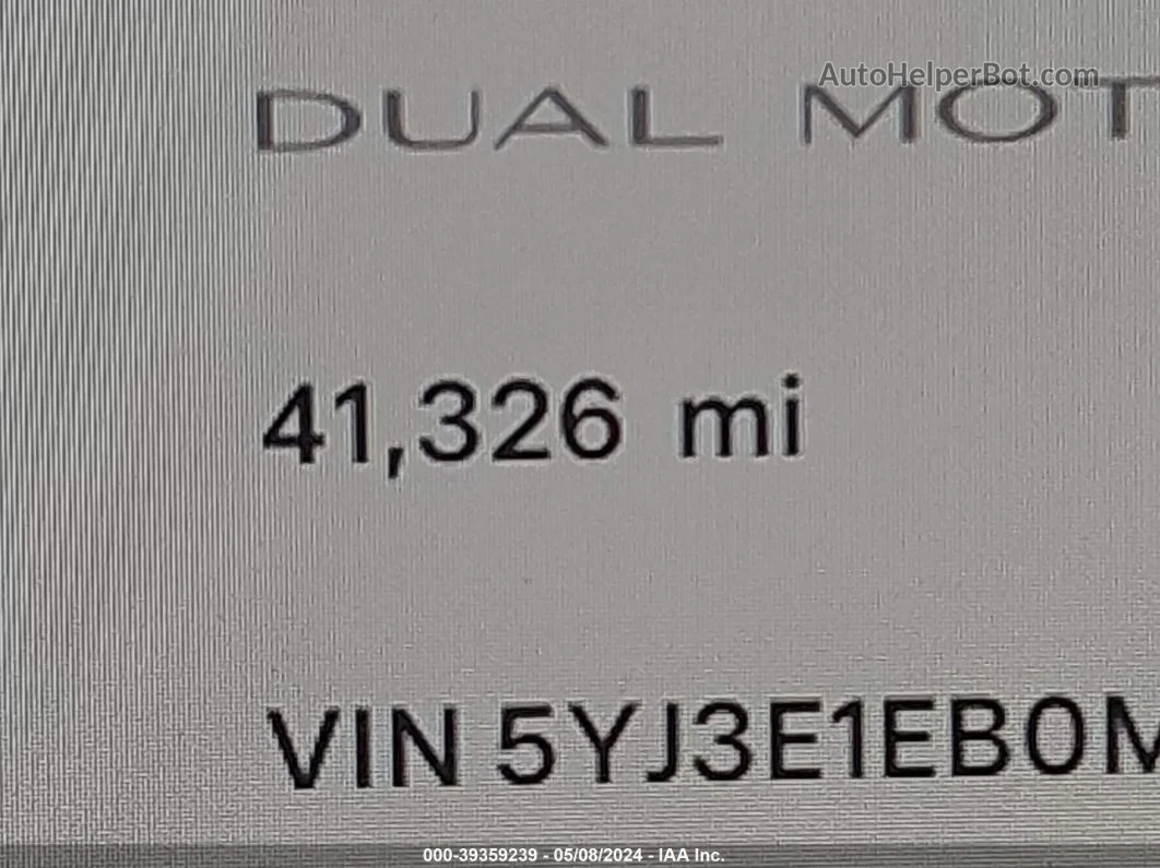 2021 Tesla Model 3 Long Range Dual Motor All-wheel Drive Gray vin: 5YJ3E1EB0MF035711