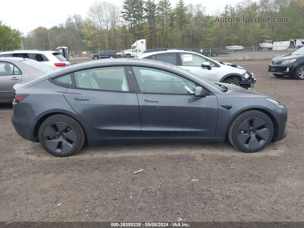 2021 Tesla Model 3 Long Range Dual Motor All-wheel Drive Gray vin: 5YJ3E1EB0MF035711