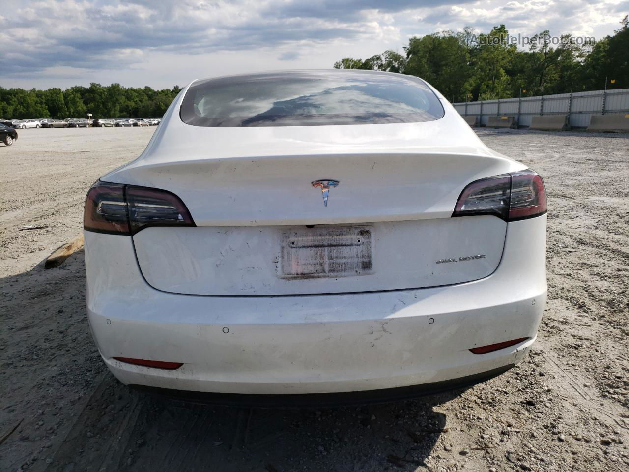 2021 Tesla Model 3  White vin: 5YJ3E1EB0MF836896