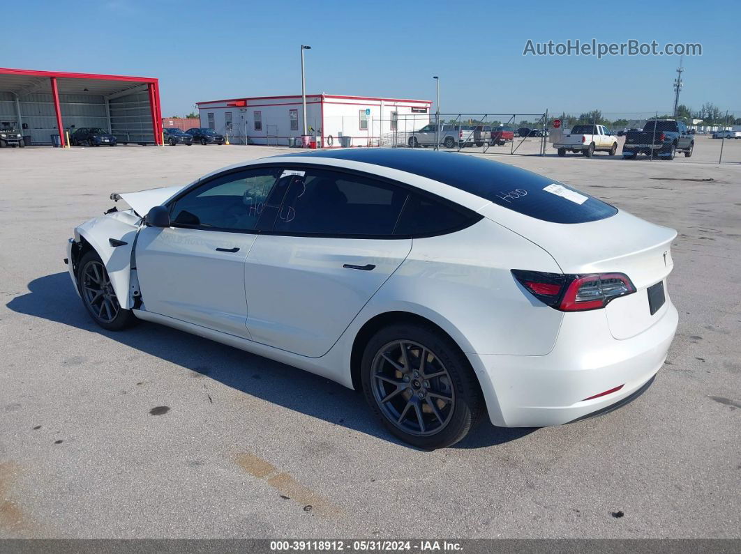 2021 Tesla Model 3 Long Range Dual Motor All-wheel Drive White vin: 5YJ3E1EB0MF869767