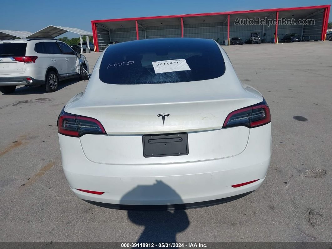 2021 Tesla Model 3 Long Range Dual Motor All-wheel Drive White vin: 5YJ3E1EB0MF869767
