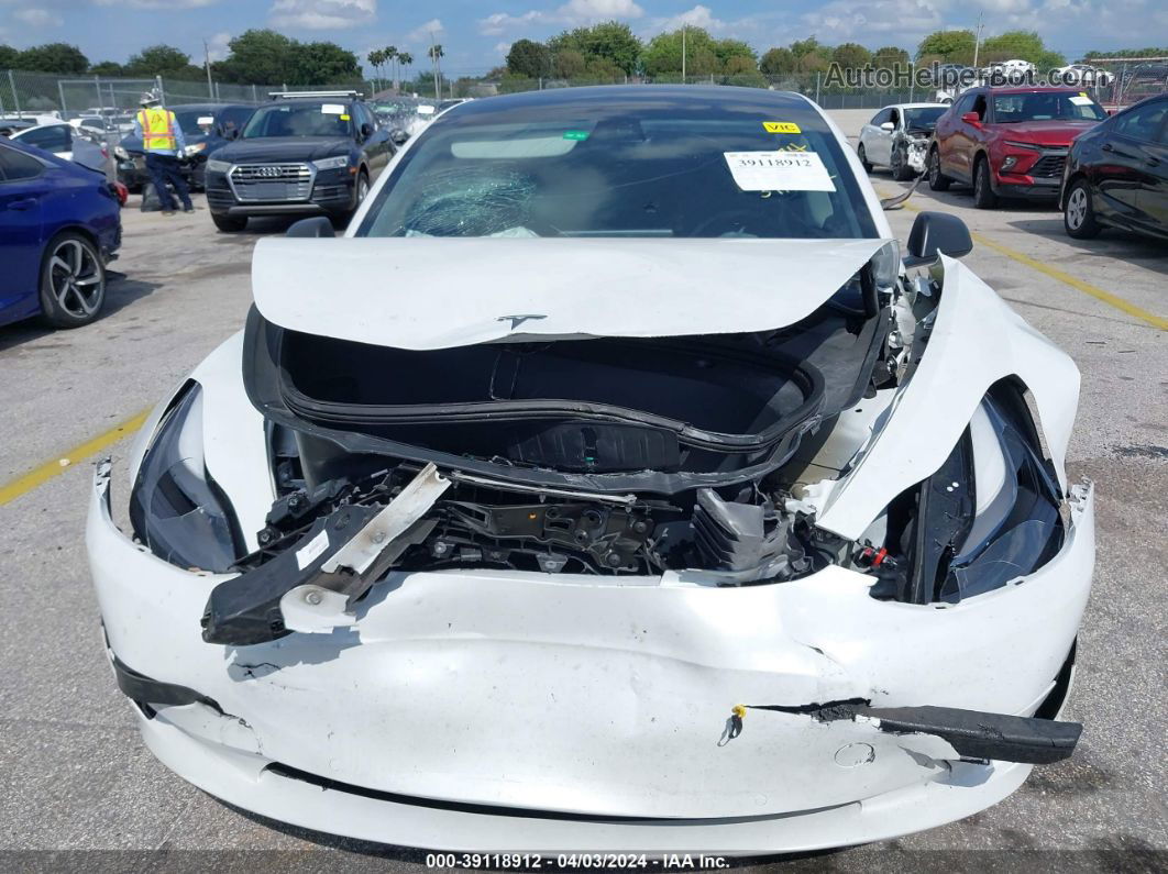 2021 Tesla Model 3 Long Range Dual Motor All-wheel Drive White vin: 5YJ3E1EB0MF869767