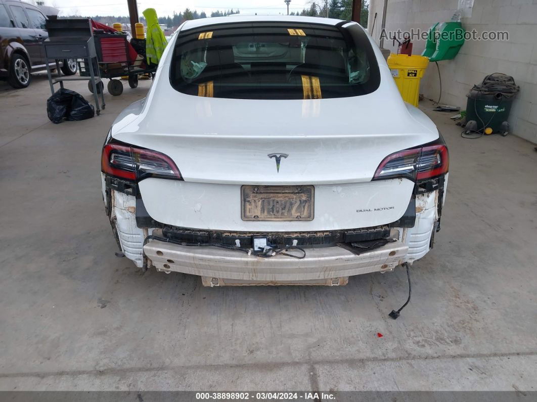 2021 Tesla Model 3 Long Range Dual Motor All-wheel Drive Белый vin: 5YJ3E1EB0MF937145