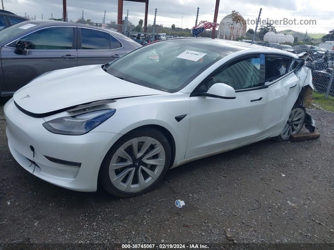 2021 Tesla Model 3 Long Range Dual Motor All-wheel Drive Белый vin: 5YJ3E1EB0MF998821