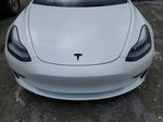 2022 Tesla Model 3  White vin: 5YJ3E1EB0NF118430