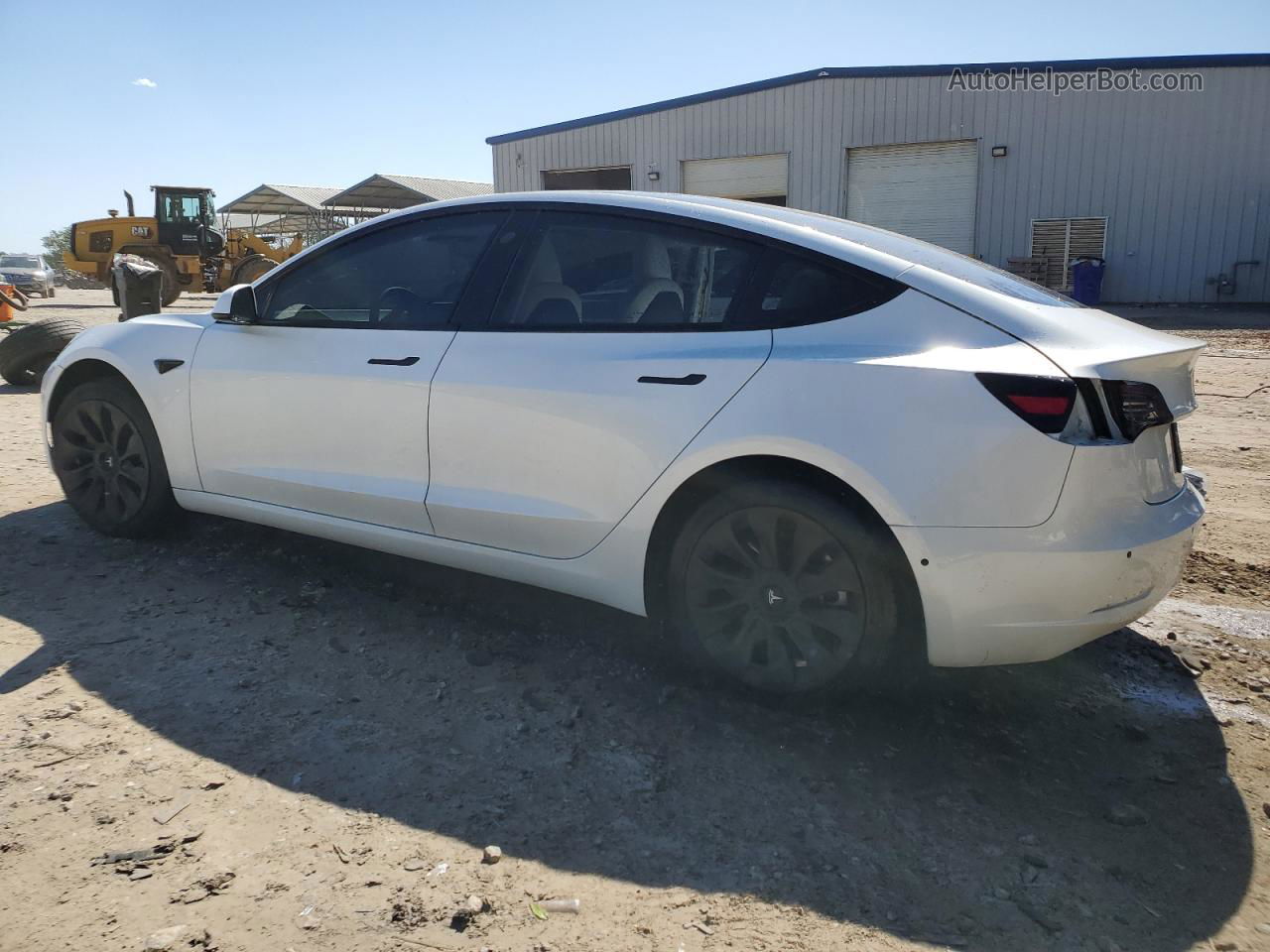 2022 Tesla Model 3  White vin: 5YJ3E1EB0NF127161