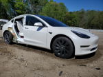 2022 Tesla Model 3  White vin: 5YJ3E1EB0NF127161