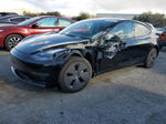 2022 Tesla Model 3  Black vin: 5YJ3E1EB0NF137835