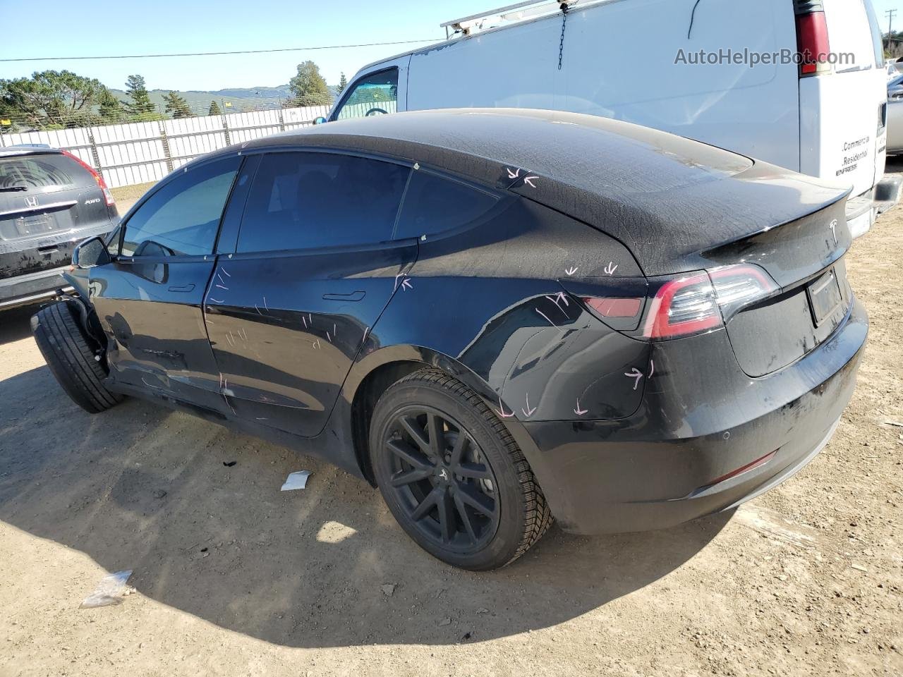 2022 Tesla Model 3  Black vin: 5YJ3E1EB0NF139343