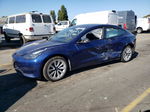 2022 Tesla Model 3  Blue vin: 5YJ3E1EB0NF144848