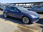 2022 Tesla Model 3  Blue vin: 5YJ3E1EB0NF144848