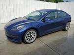 2022 Tesla Model 3  Blue vin: 5YJ3E1EB0NF189224