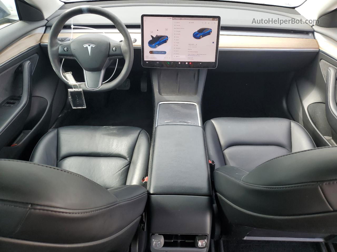 2022 Tesla Model 3  Blue vin: 5YJ3E1EB0NF189224