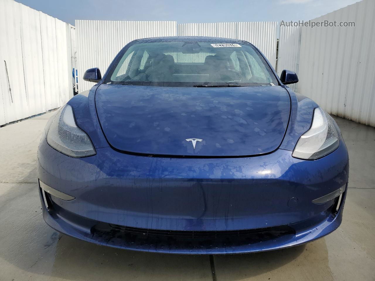 2022 Tesla Model 3  Blue vin: 5YJ3E1EB0NF189224