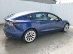 2022 Tesla Model 3  Blue vin: 5YJ3E1EB0NF189224