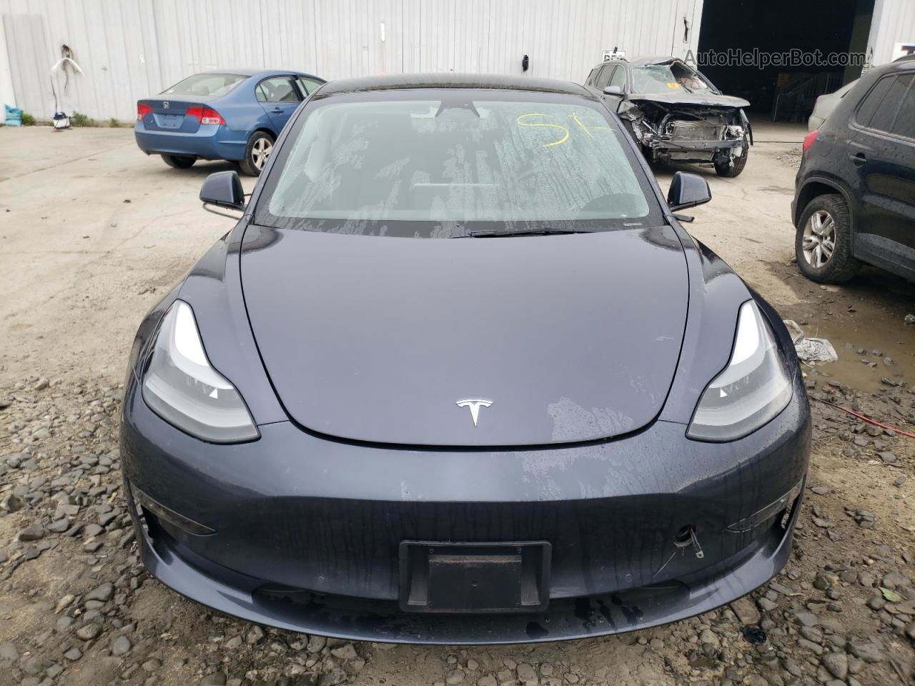 2022 Tesla Model 3  Charcoal vin: 5YJ3E1EB0NF335749