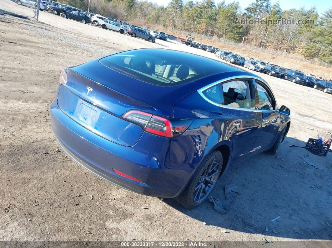 2018 Tesla Model 3 Long Range/performance Blue vin: 5YJ3E1EB1JF064386