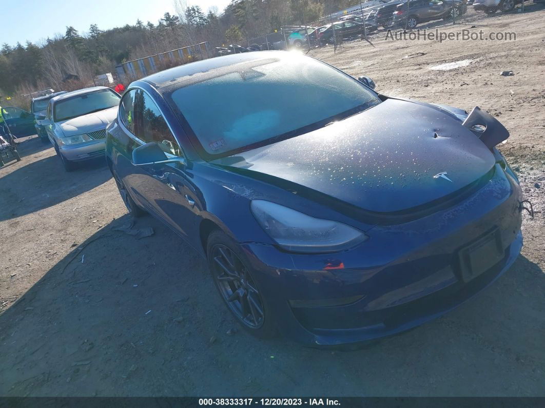 2018 Tesla Model 3 Long Range/performance Blue vin: 5YJ3E1EB1JF064386