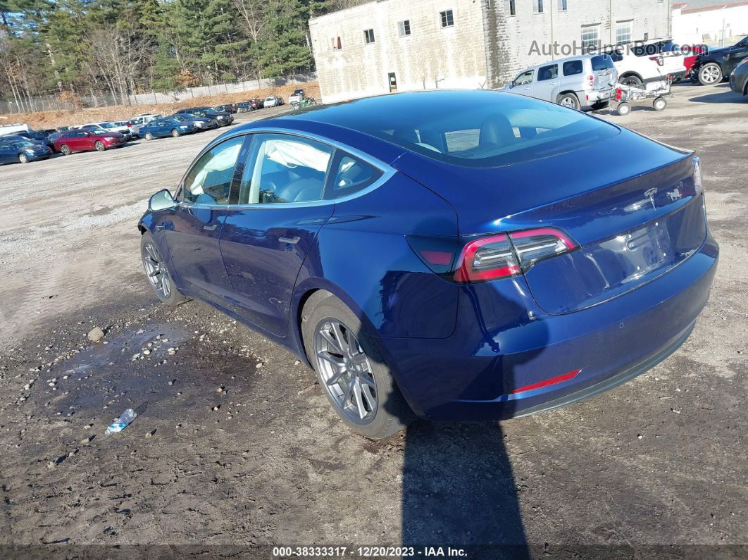 2018 Tesla Model 3 Long Range/performance Blue vin: 5YJ3E1EB1JF064386