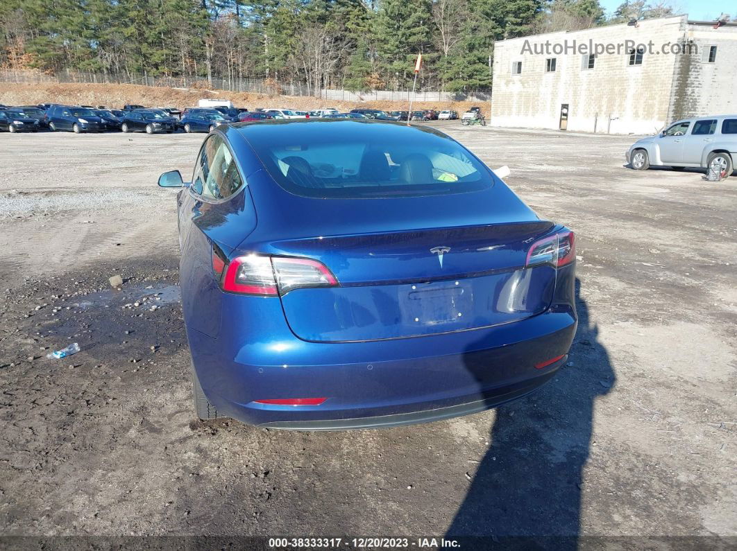 2018 Tesla Model 3 Long Range/performance Blue vin: 5YJ3E1EB1JF064386