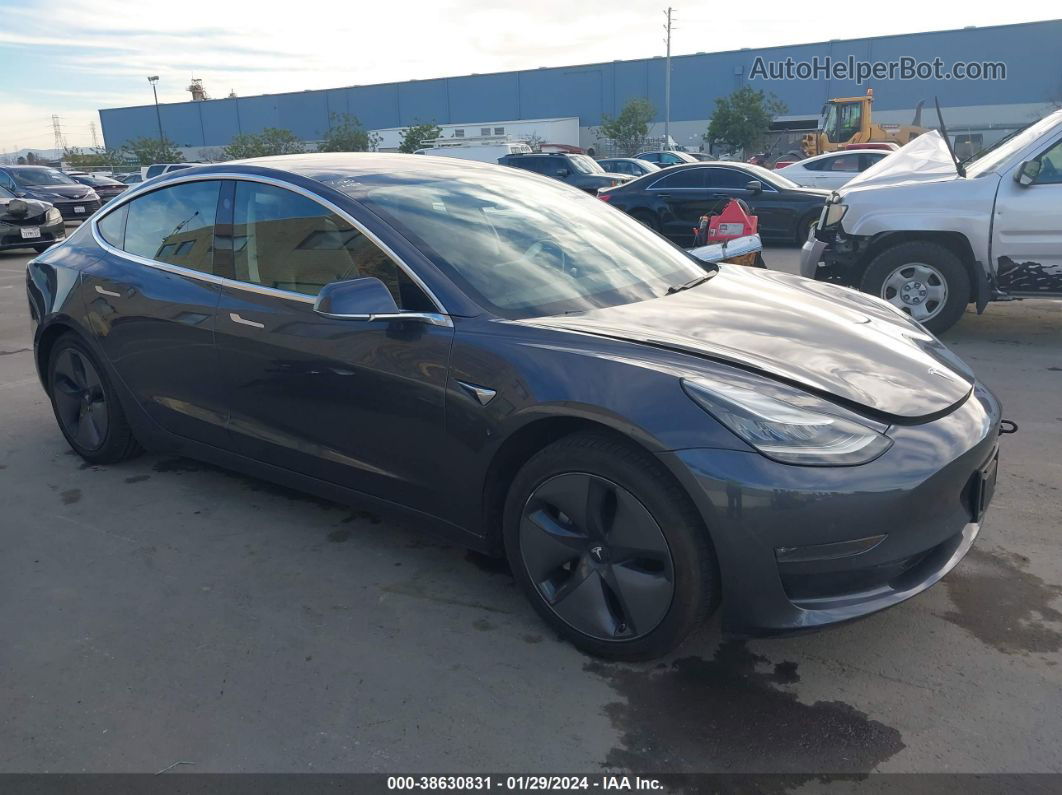 2018 Tesla Model 3 Long Range/performance Gray vin: 5YJ3E1EB1JF093063