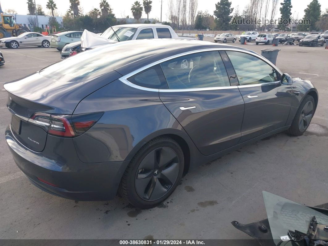 2018 Tesla Model 3 Long Range/performance Gray vin: 5YJ3E1EB1JF093063