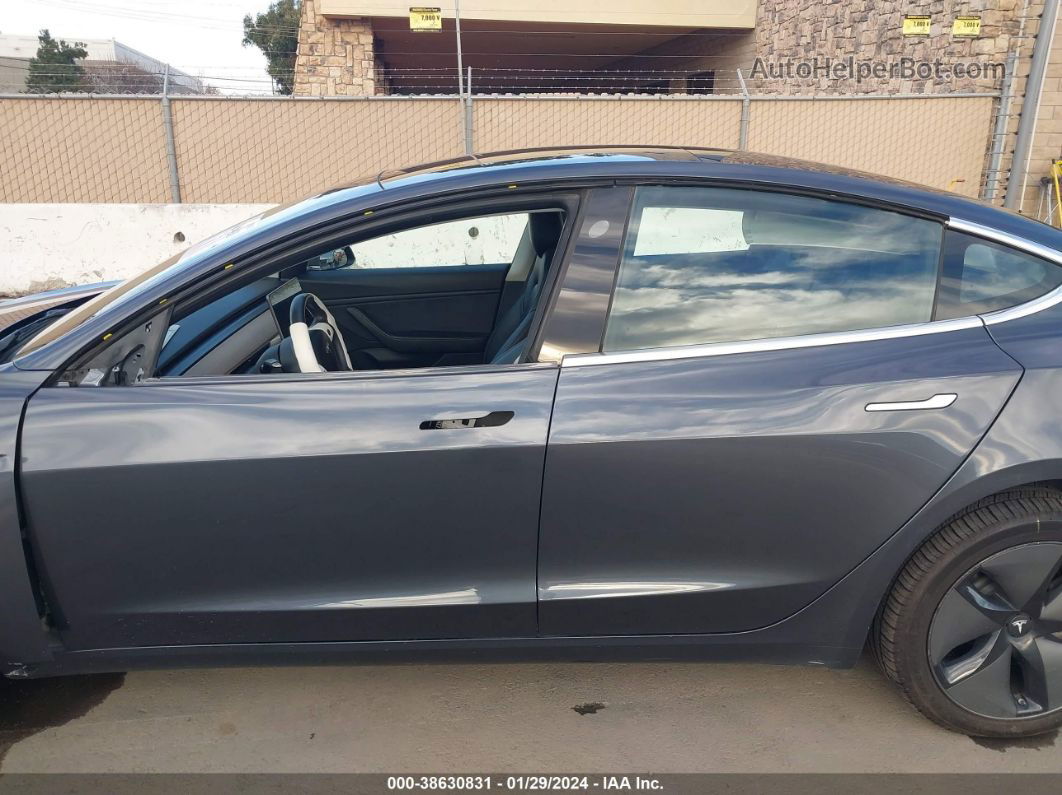 2018 Tesla Model 3 Long Range/performance Gray vin: 5YJ3E1EB1JF093063