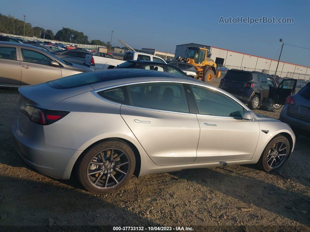 2018 Tesla Model 3 Long Range Silver vin: 5YJ3E1EB1JF112839