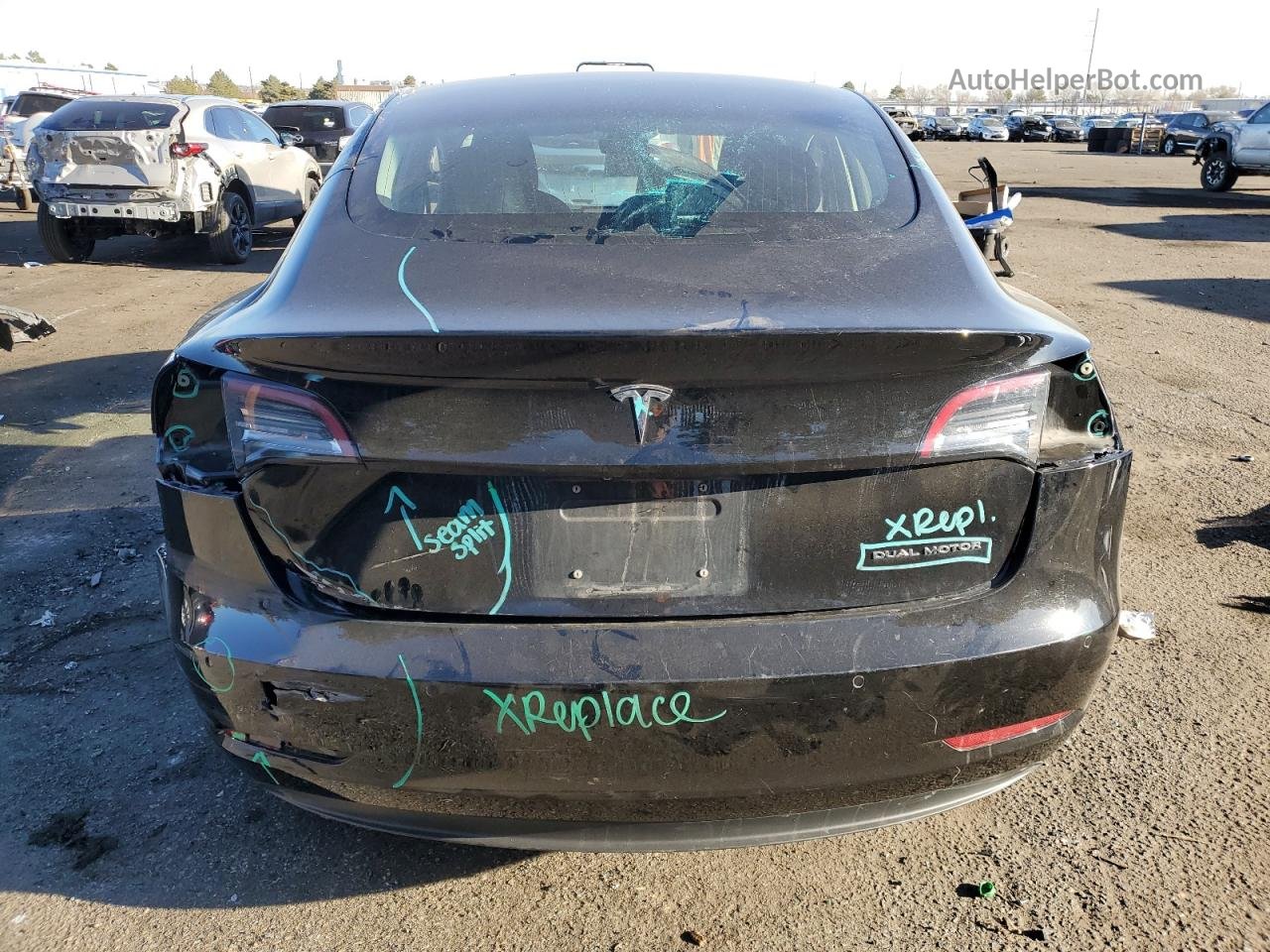 2018 Tesla Model 3  Black vin: 5YJ3E1EB1JF118673