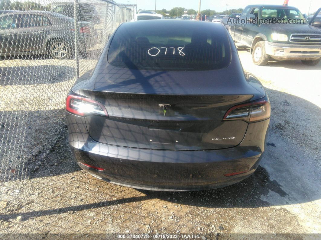 2018 Tesla Model 3 Long Range Gray vin: 5YJ3E1EB1JF121282