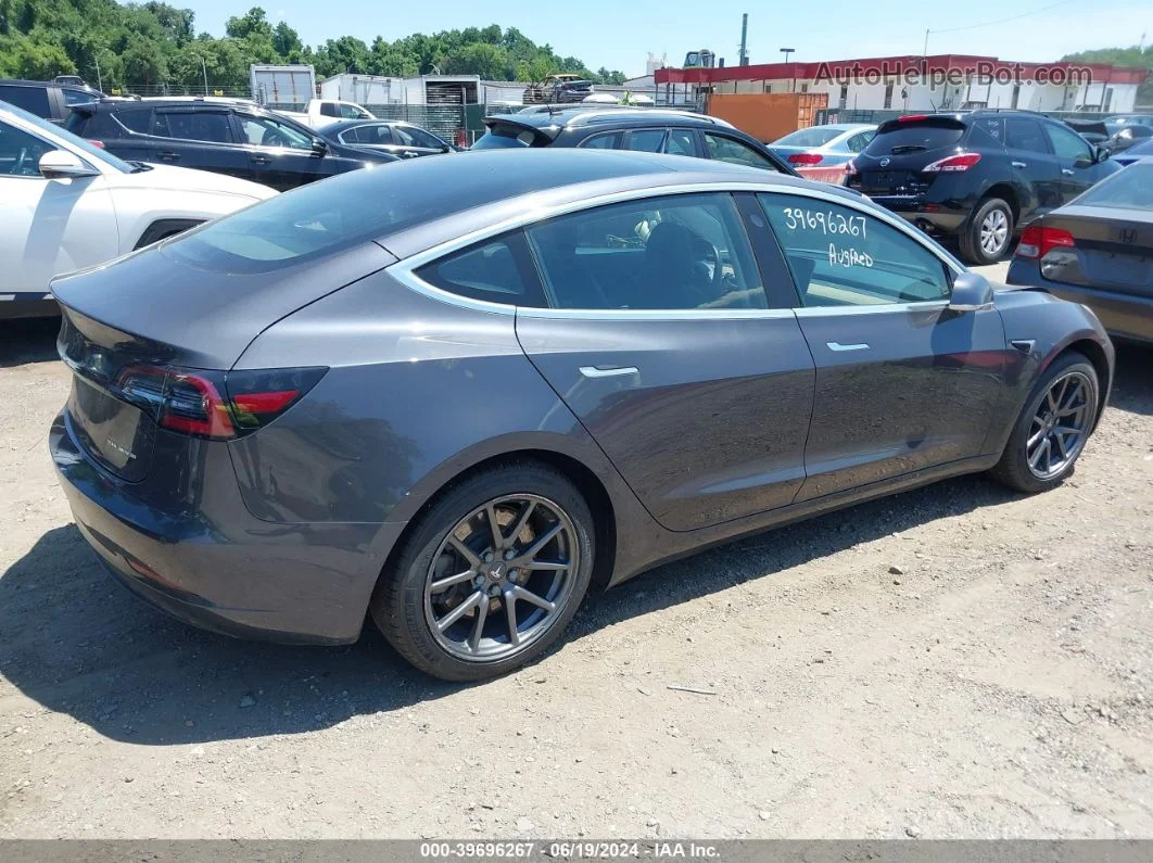 2018 Tesla Model 3 Long Range/performance Gray vin: 5YJ3E1EB1JF128393