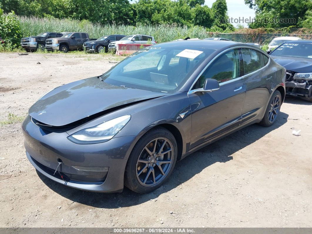 2018 Tesla Model 3 Long Range/performance Gray vin: 5YJ3E1EB1JF128393