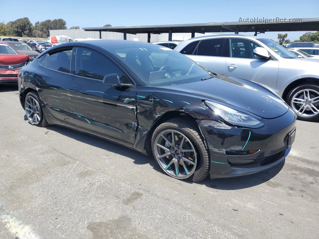 2018 Tesla Model 3  Black vin: 5YJ3E1EB1JF144464