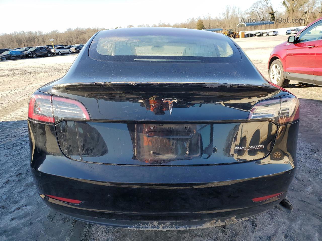 2018 Tesla Model 3  Черный vin: 5YJ3E1EB1JF171020