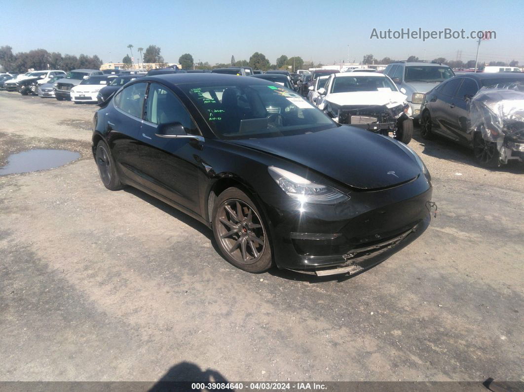 2018 Tesla Model 3 Long Range/performance Black vin: 5YJ3E1EB1JF182308