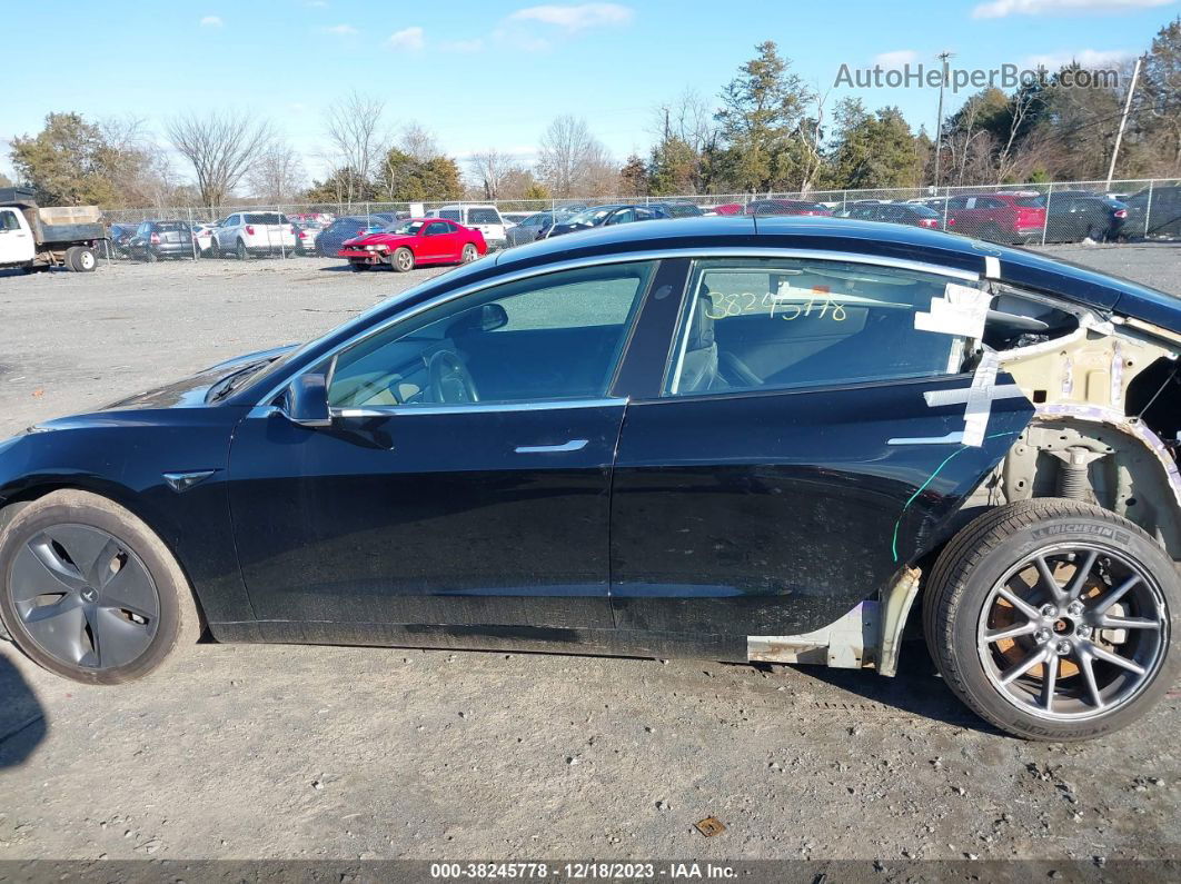 2018 Tesla Model 3 Long Range/performance Black vin: 5YJ3E1EB1JF185354