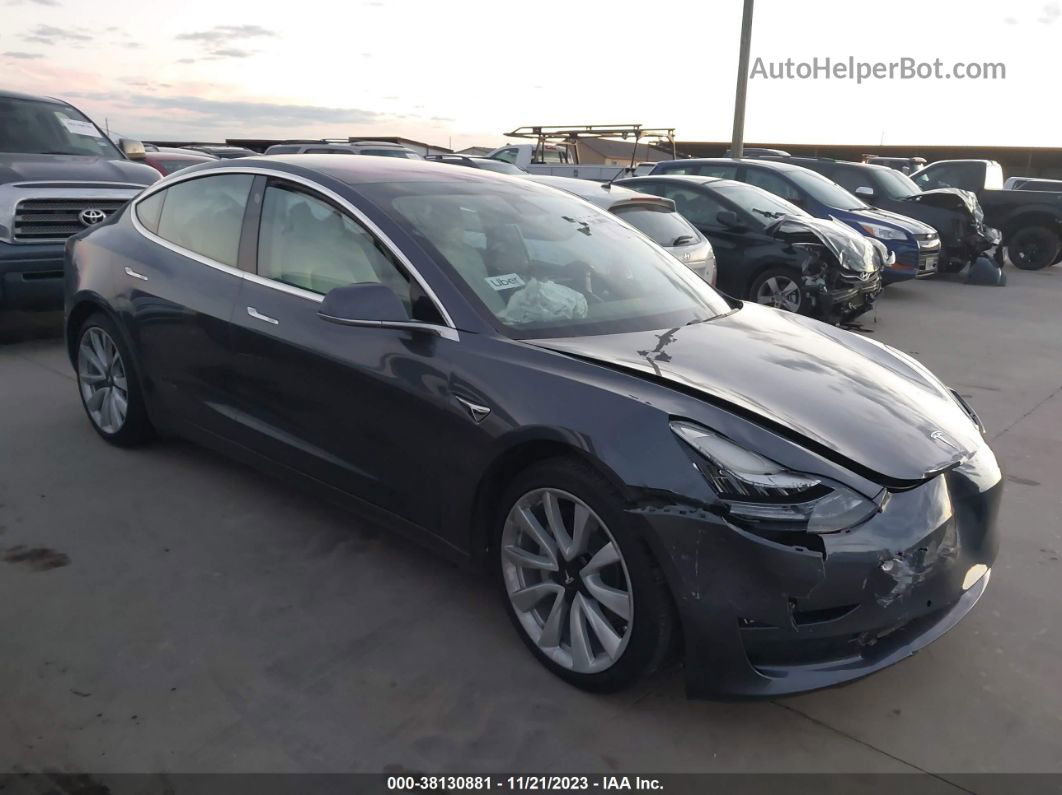 2018 Tesla Model 3 Performance/long Range Gray vin: 5YJ3E1EB1JF188335