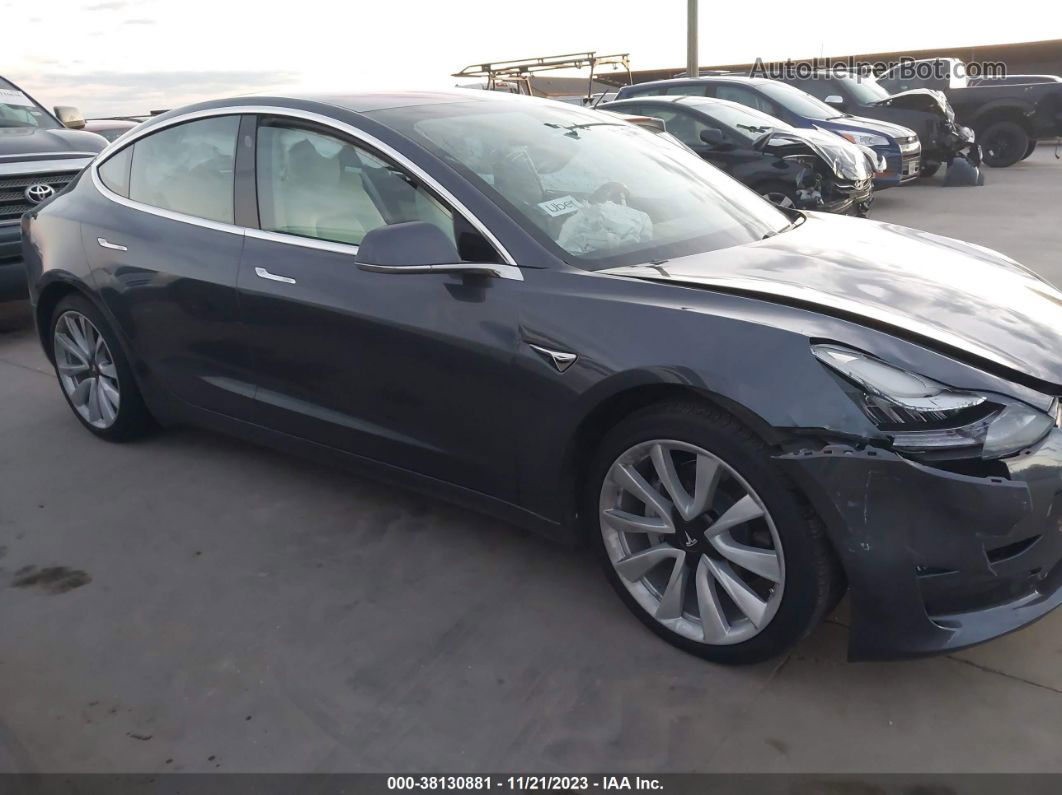 2018 Tesla Model 3 Performance/long Range Gray vin: 5YJ3E1EB1JF188335