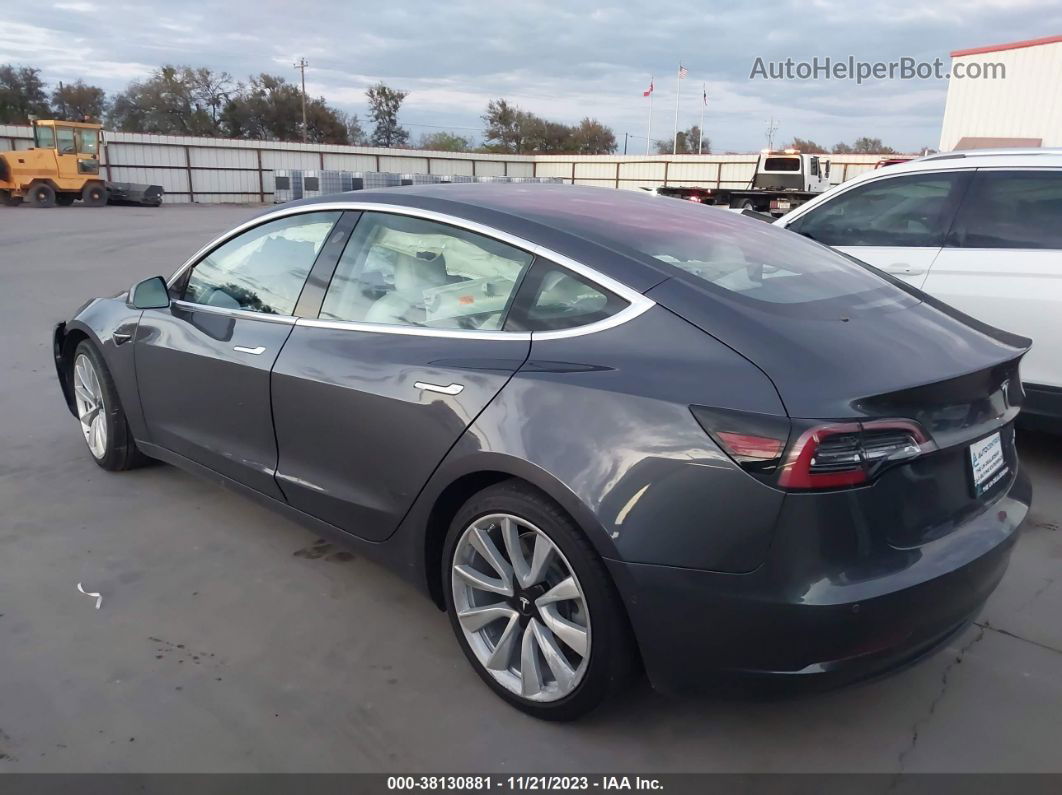 2018 Tesla Model 3 Performance/long Range Gray vin: 5YJ3E1EB1JF188335