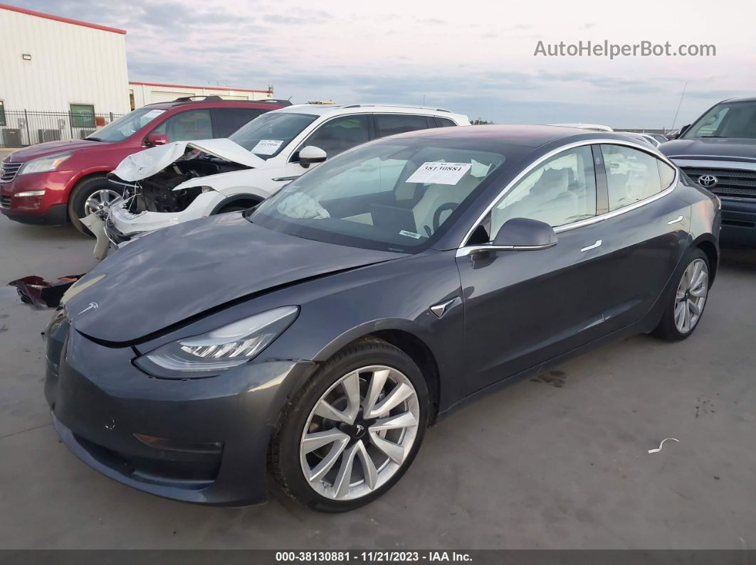 2018 Tesla Model 3 Performance/long Range Gray vin: 5YJ3E1EB1JF188335