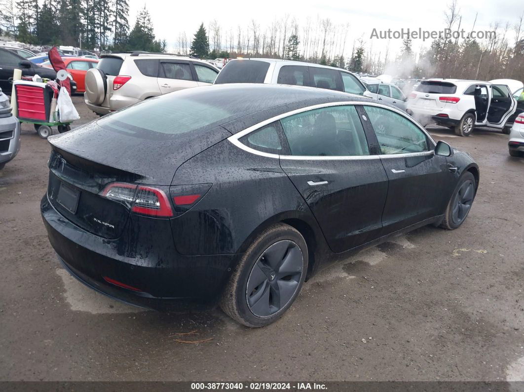 2019 Tesla Model 3 Long Range/performance Черный vin: 5YJ3E1EB1KF208794