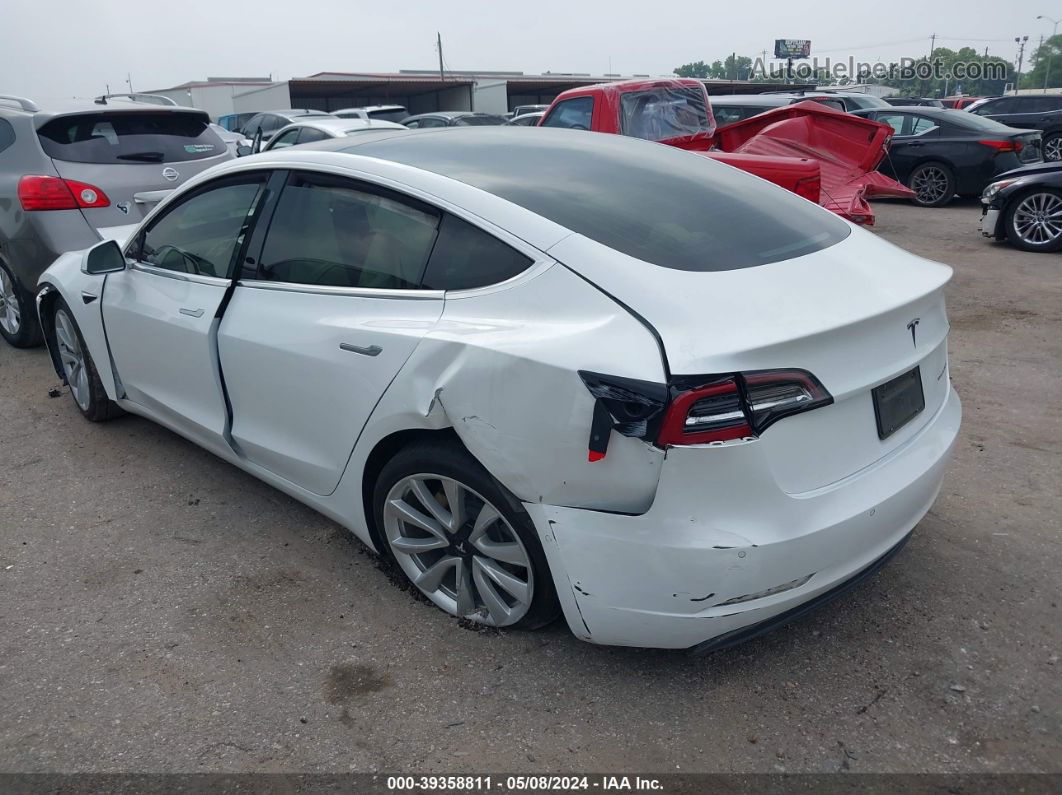 2019 Tesla Model 3 Long Range/performance White vin: 5YJ3E1EB1KF365130