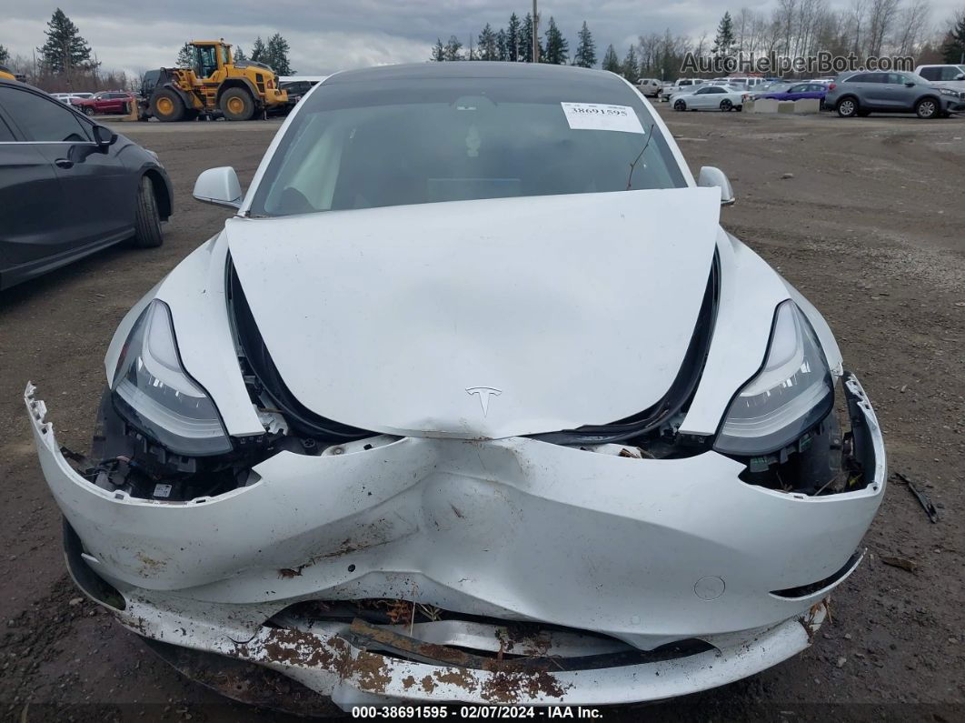 2019 Tesla Model 3 Long Range/performance White vin: 5YJ3E1EB1KF421891