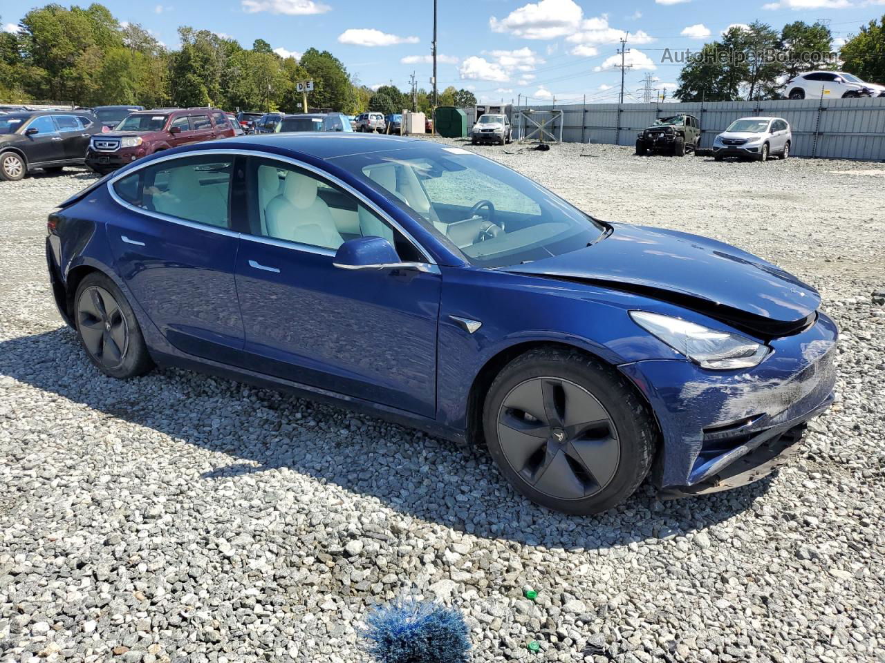 2019 Tesla Model 3  Blue vin: 5YJ3E1EB1KF434186