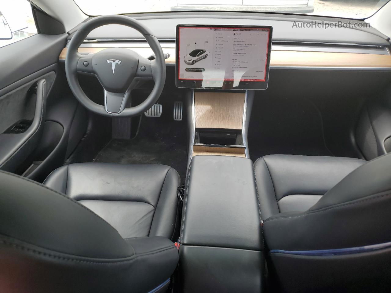 2019 Tesla Model 3  White vin: 5YJ3E1EB1KF487051